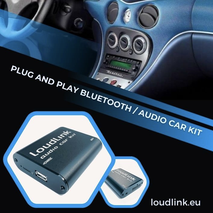 Loudlink Bluetooth Handsfree Car Kit and Ogg Vorbis MP3 AAC WMA FLAC WAV player for Maserati 4200 GRANSPORT (M138)