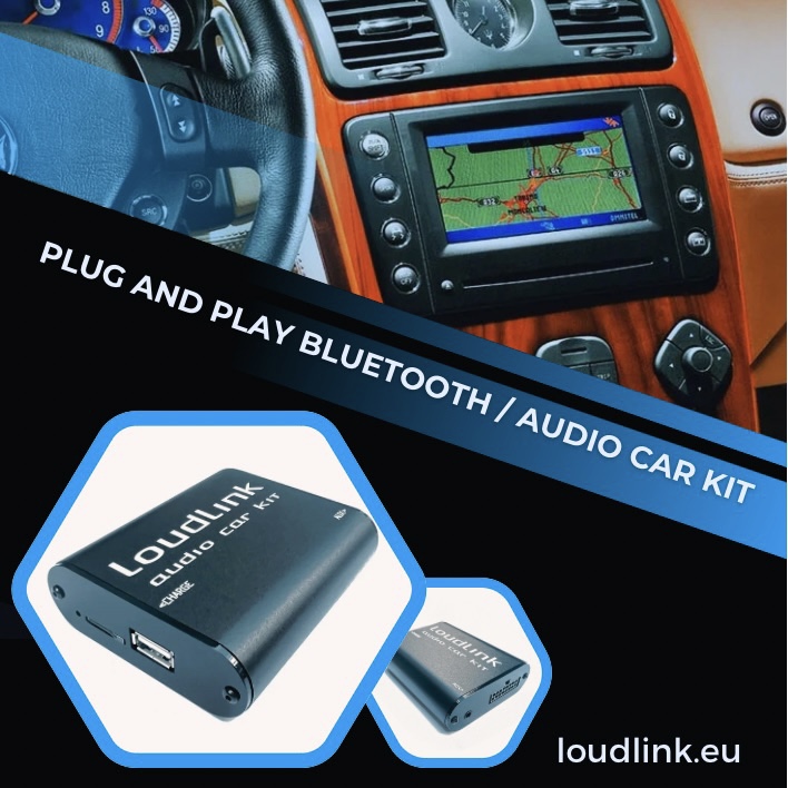 Loudlink Bluetooth Handsfree Car Kit and Ogg Vorbis MP3 AAC WMA FLAC WAV player for Maserati QUATTROPORTE (M139)